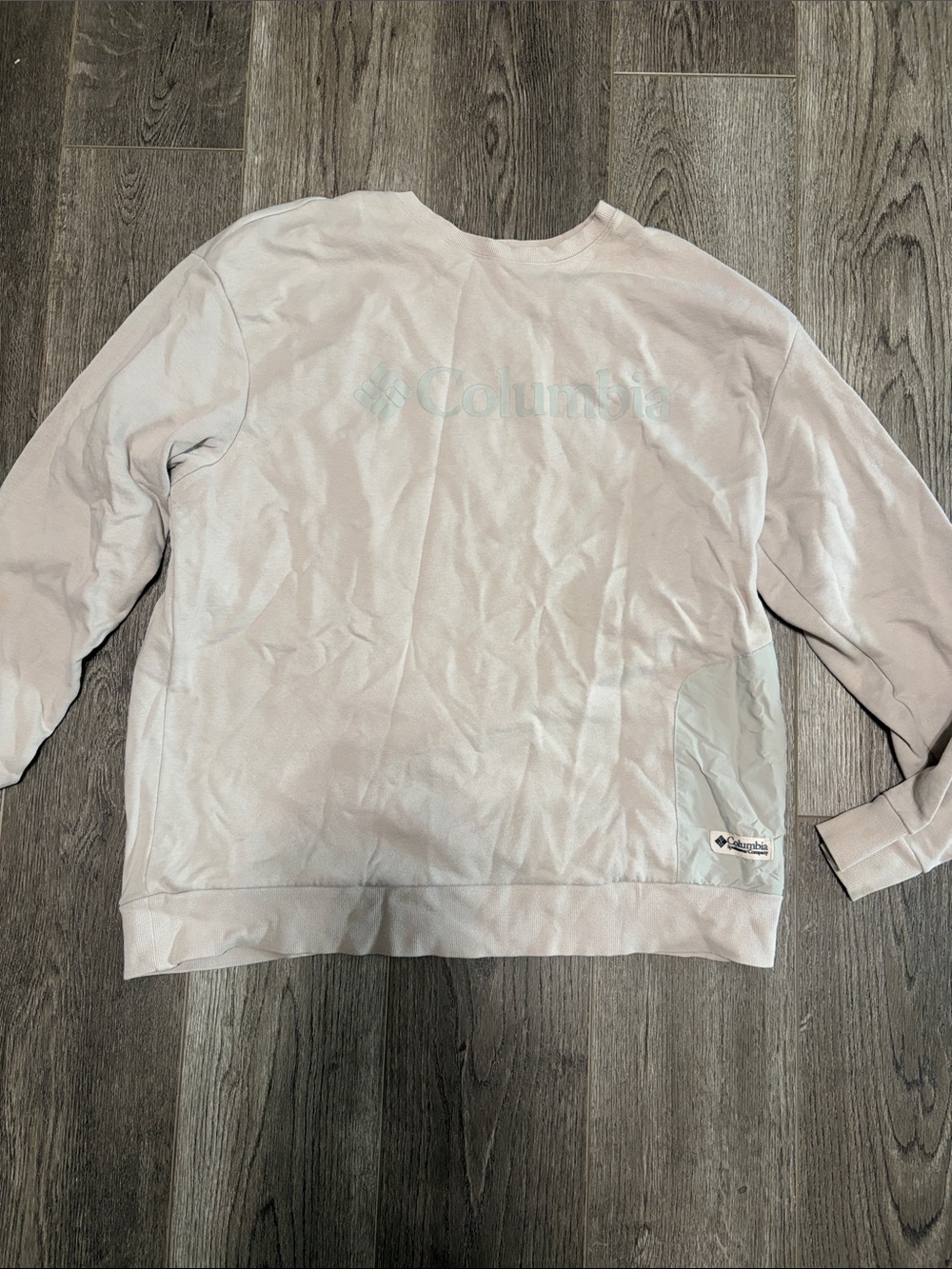 Columbia Light Tan Logo Pullover Sweatshirt